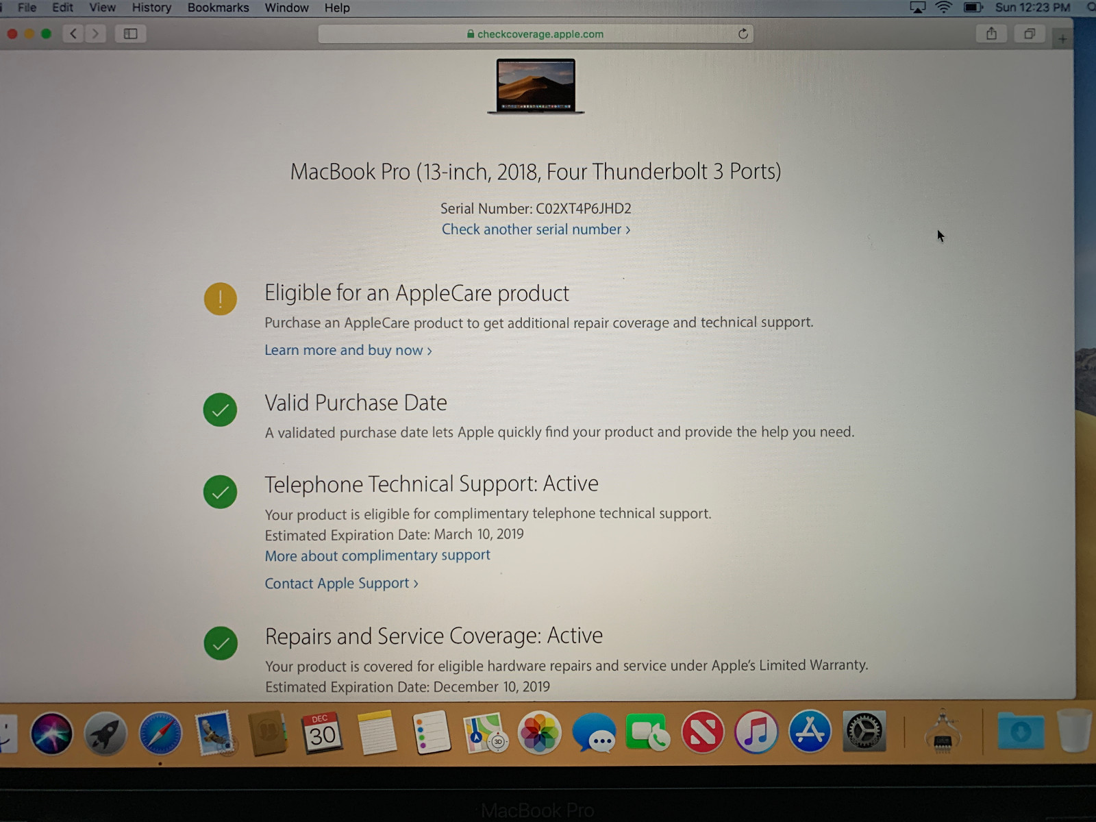 2018 Apple MacBook Pro 13.3