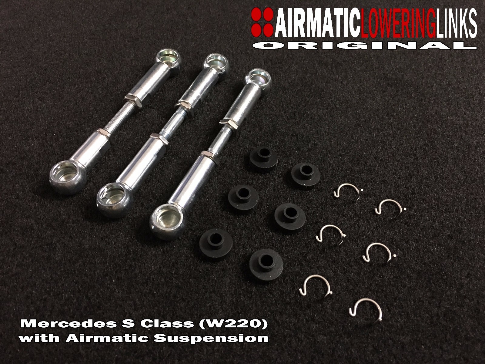 MERCEDES S CLASS S320 S500 (W220) (AIRMATIC) LOWERING KIT / LINKAGES / LINKS eBay