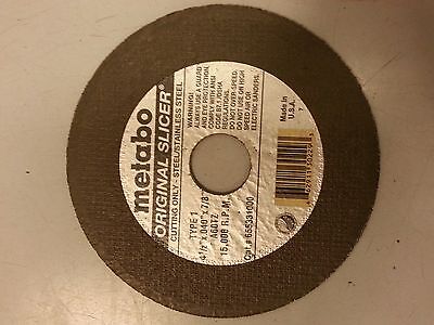 Metabo Slicer 55331 Cutting Wheels 45quot x 040quot x 78quot  25 pack