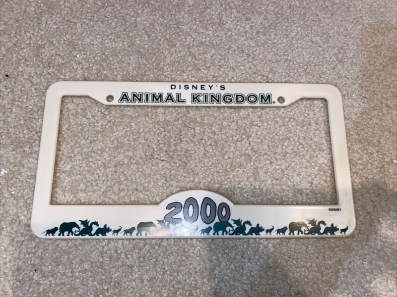 Disney Animal Kingdom 2000 Millennium Celebration License Plate Frame