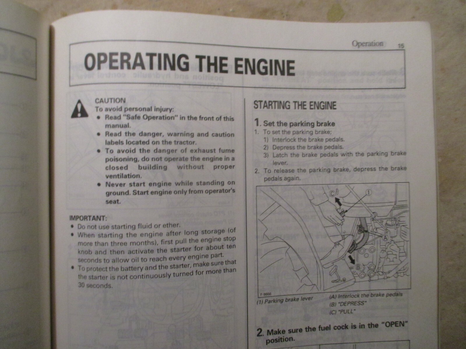 Kubota M4700 M5400 Operators Manual 3A011-99711