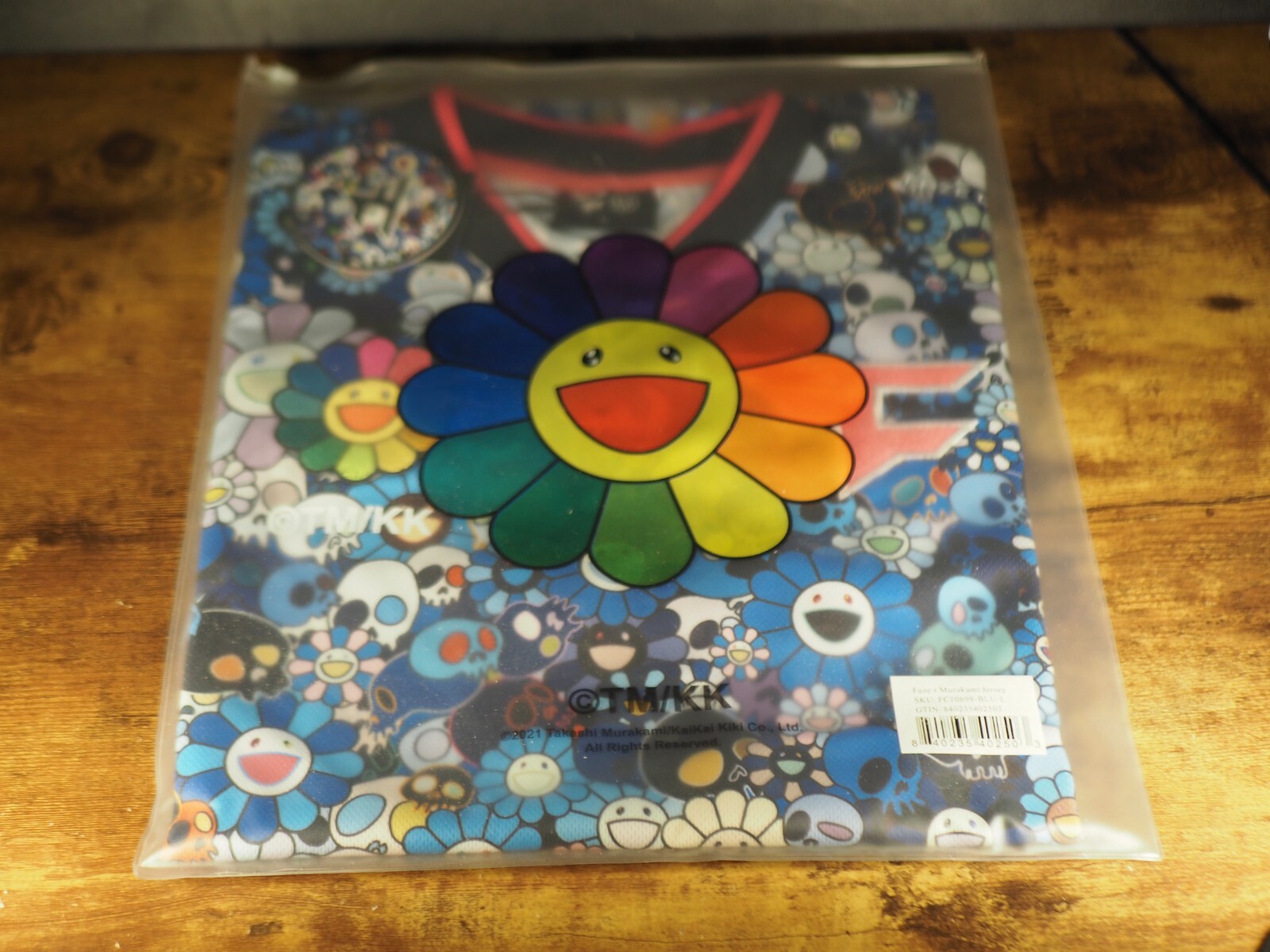 Pre-owned Faze Clan X Takashi Murakami Jersey Shirt Blu Blue Pre-owned Faze Clan X Takashi Murakami Jersey Shirt Blu Blue