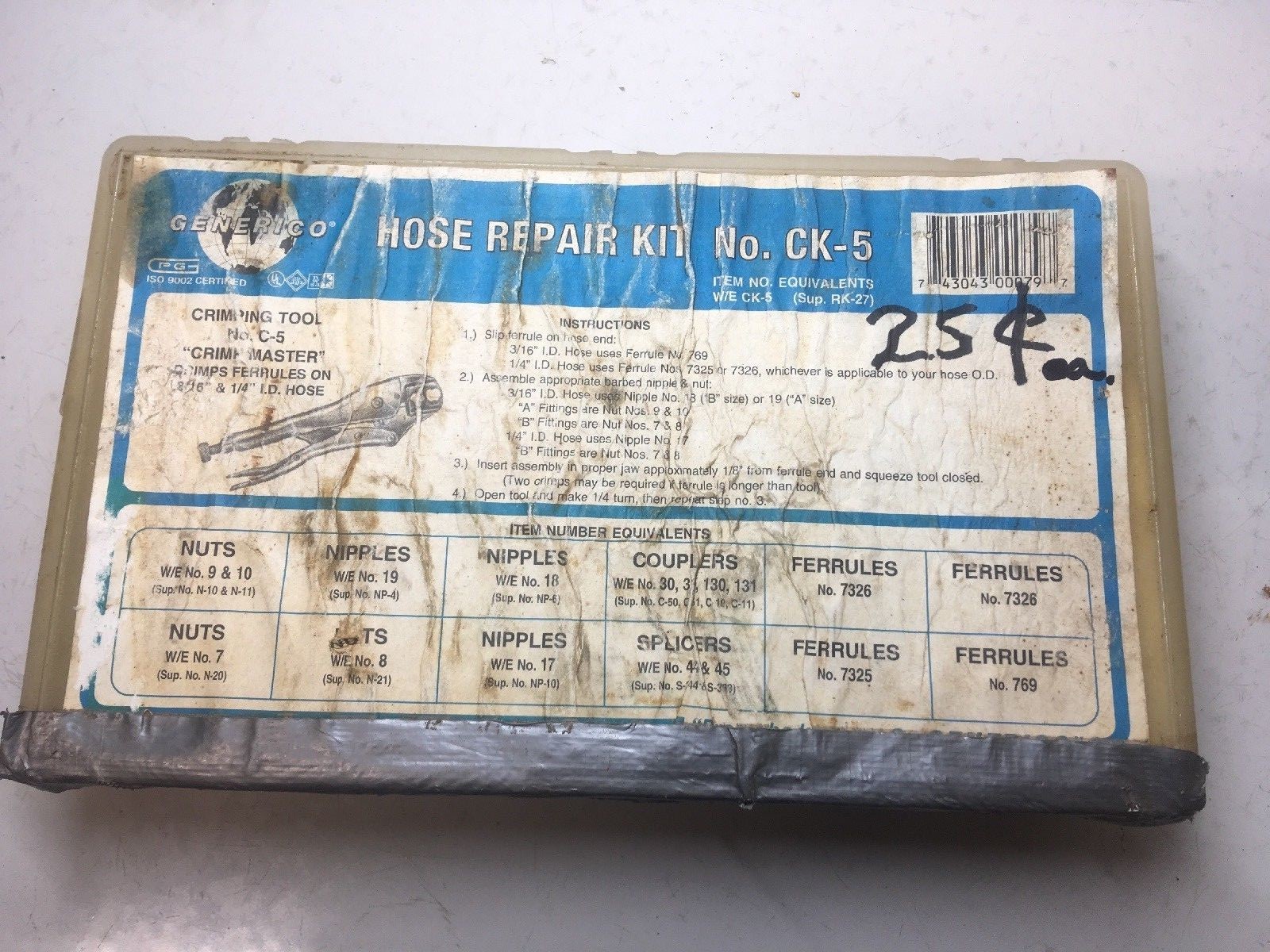 Generico Hose Repair Kit CK-5 for 3/16
