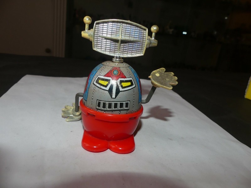 Jouet Ancien Mecanique Robot Japonais Toy Hert