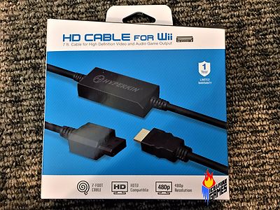 New HDMI HD AV Cable for Nintendo Wii (Hyperkin)