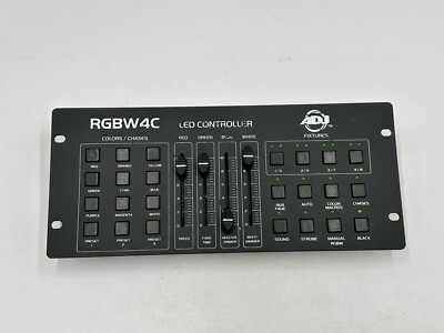 ADJ Products RGBW 4C IR 4 CHNL RGBW OR RGBA CTNLOR Untested Excellent Condition