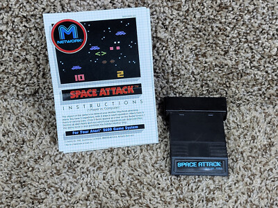 Atari 2600 M Network Space Attack Complete w/ Manual Tested