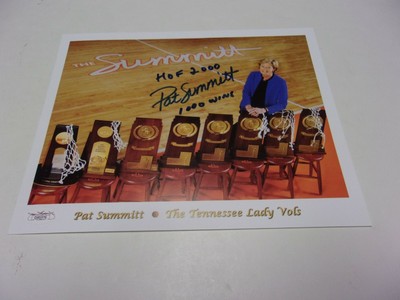 pat summitt autograph