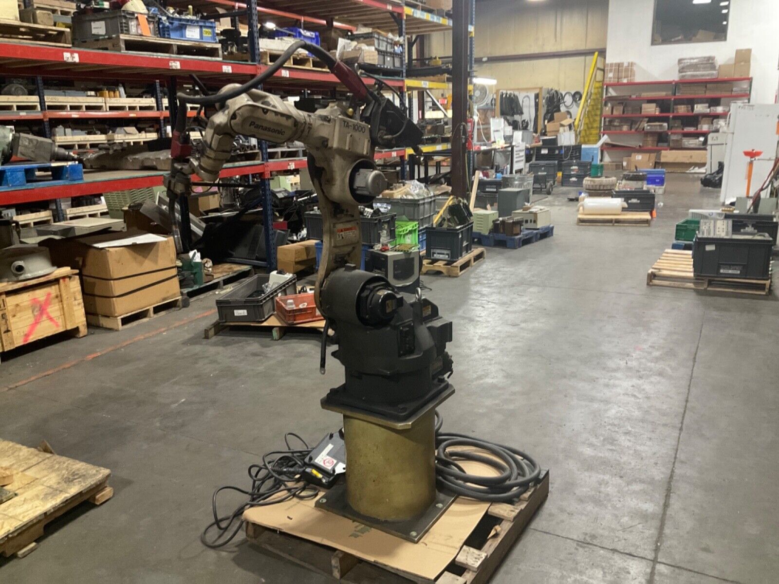 Panasonic - naco Panasonic YA-1 / YA1QAR61U03 Welding Robot W/ Teach Pendant