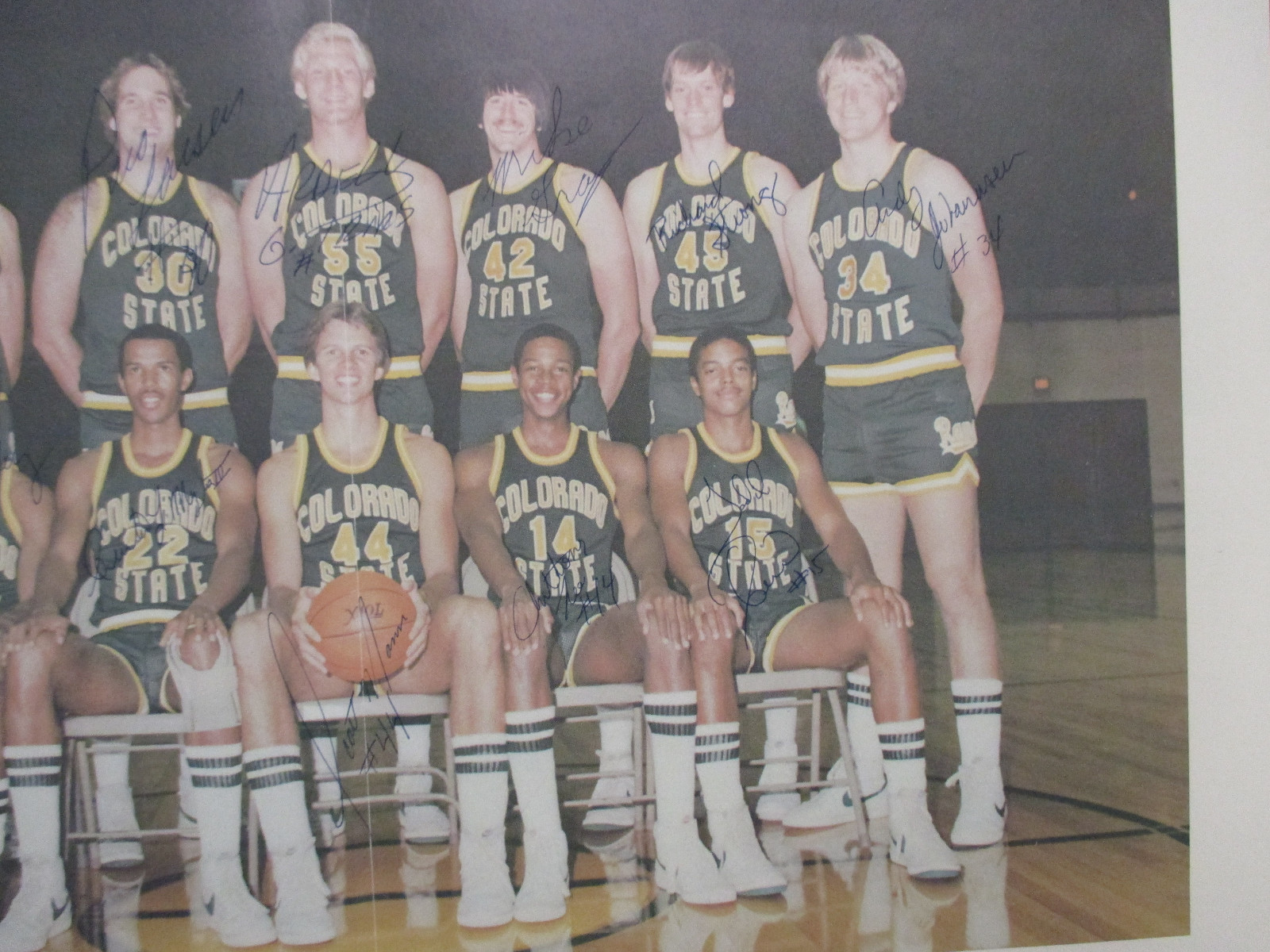 1983 Colorado State Men's Basketball Photo(13 Sign/w/TONY  McANDREWS/SCOTT MANN)