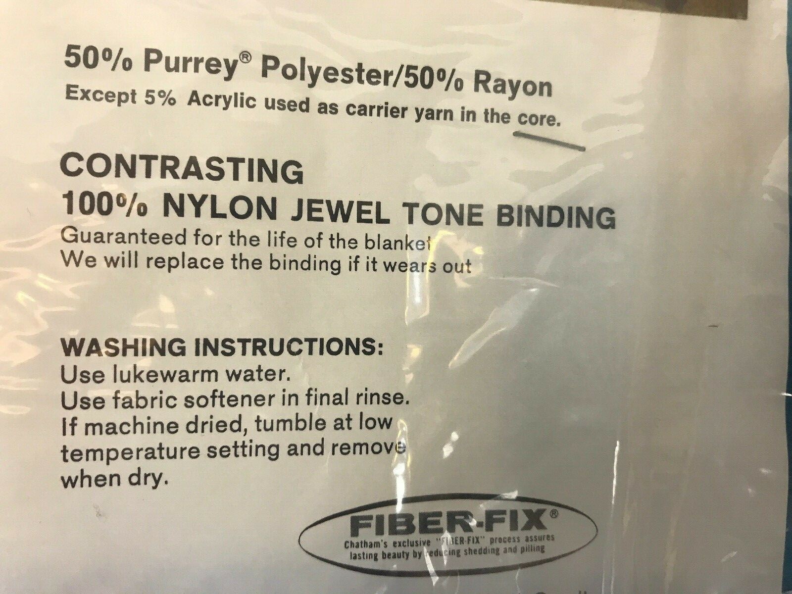 Blanket Vintage Full Twin Blue Woven Satin Binding 72