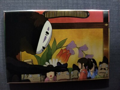 Spirited Away No Face & Chihiro Refrigerator / Fridge / Locker Magnet 2x 3 inch