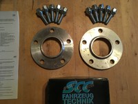 Spurplatten SCC Spurverbreiterung 40mm Radschrauben BMW 5er E39 inkl 2x20mm