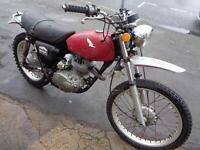 1972 Honda XL250 motorsport barn find for spares or off road project NOW £999