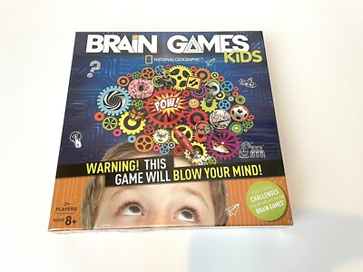 BRAIN GAMES KIDS - Warning This Game Will Blow Your Mind New Sealed