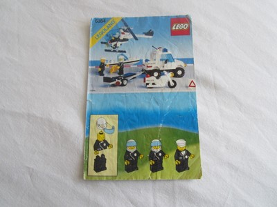 Lego Vintage Town Police 6354 Pursuit Squad Instructions