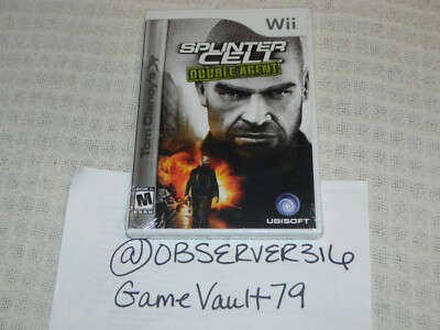 Tom Clancy's Splinter Cell: Double Agent (Nintendo Wii) NEW FACTORY SEALED READ