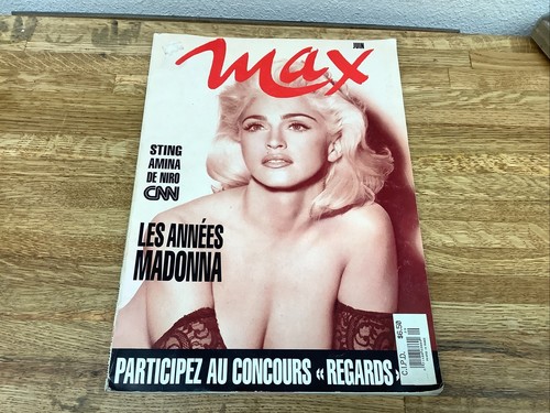 MADONNA　表紙特集雑誌　Max!　 (1991年 )　フランス雑誌 MADONNA 表紙特集雑誌 Max! (1991年 ) フランス雑誌 _12.JPG