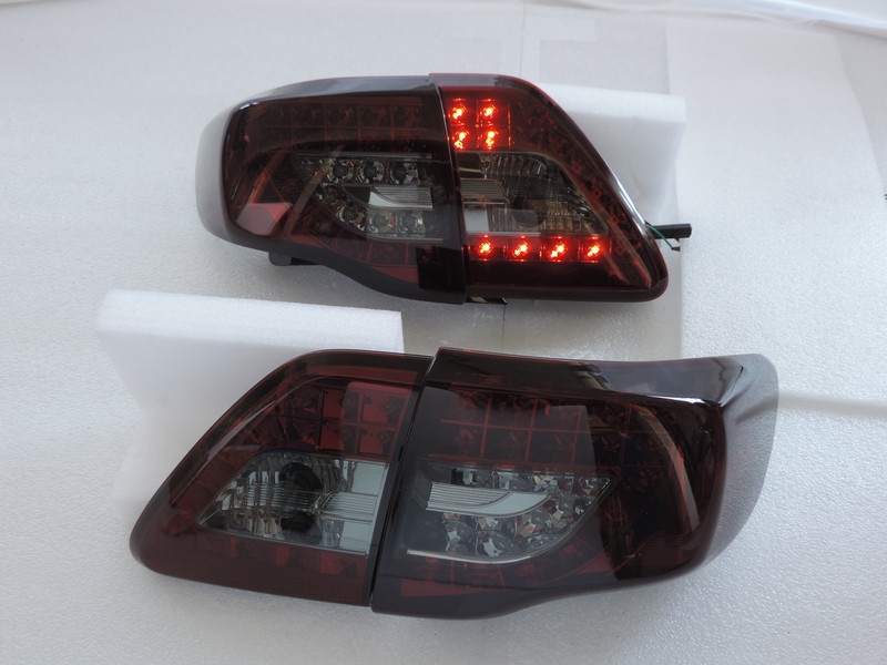 2008-2010 Toyota Corolla Altis LED Tail Light Red Smoke Sedan Left