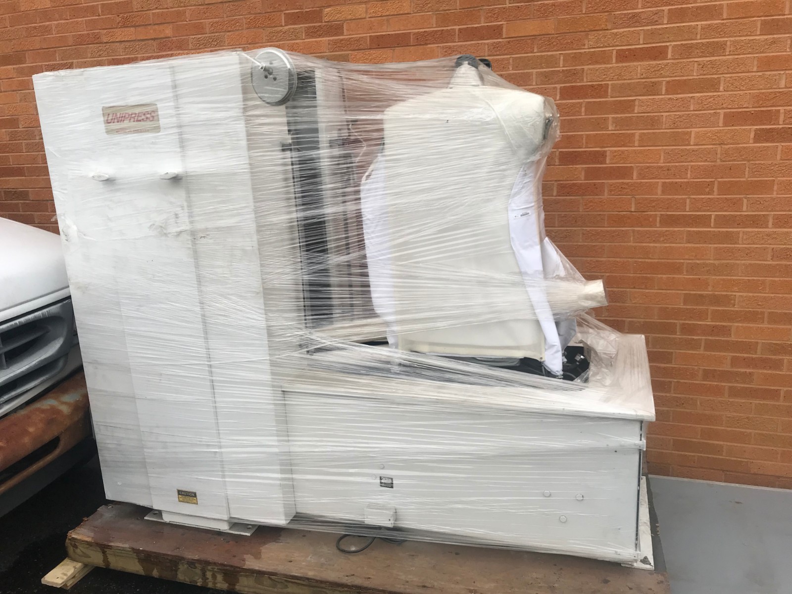 Unipress, Double buck shirt unit, cuff and collar, sleever.