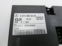 Mercedes W211 E200 02-06 Steuergerät ECU Modul Sitz Sitzheizung SG Mercedes W211 E200 02-06 27.02.2003 A2118203626... Vorschau 2