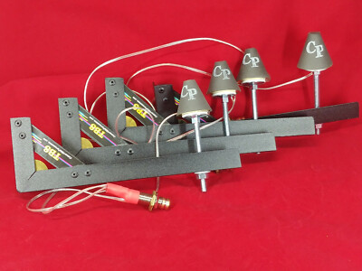 4 Pak, dual zone drum trigger, Powder coat Black by Convertible Percussions  