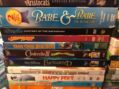 DVD Animated and Family Movies - CHEAP! $1.50 and Multiples Discount!