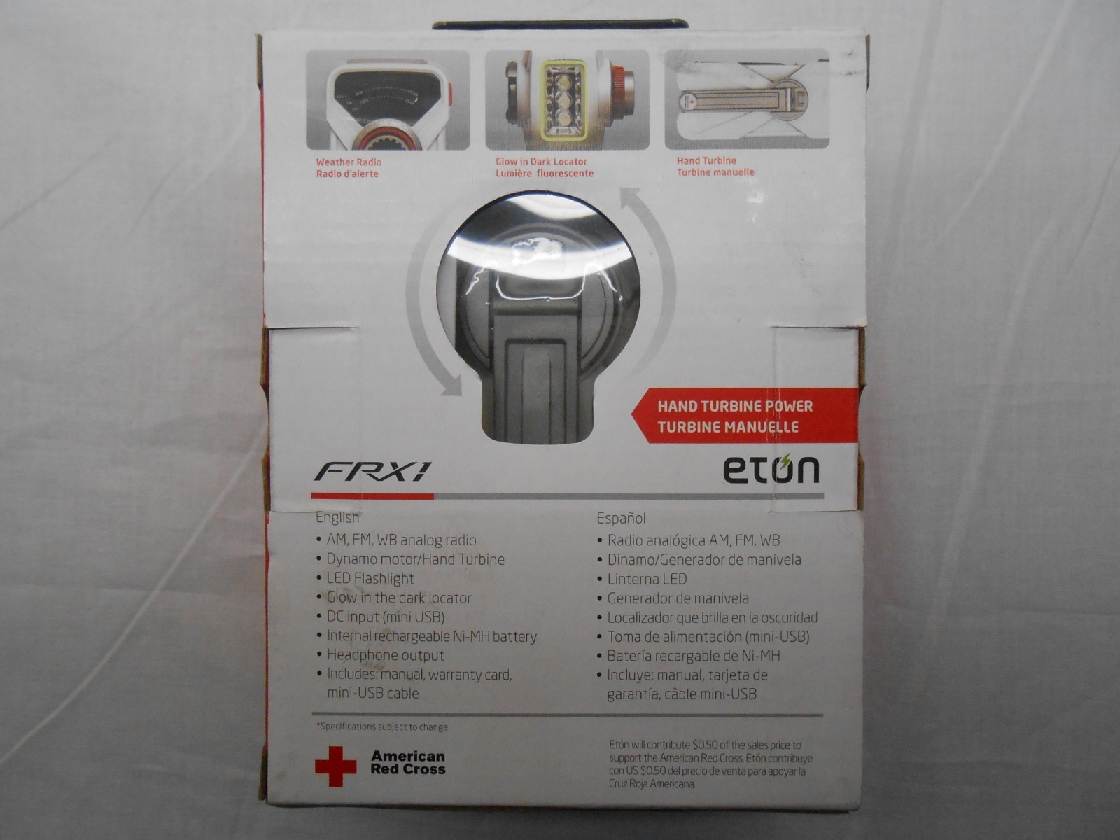 Eton FRX1 Hand Turbine AM/FM/Weather Radio