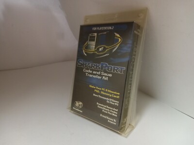 NEW SharkPort Code Save Memory Game Transfer kit PC Playstation 2 PS2 Crease H14