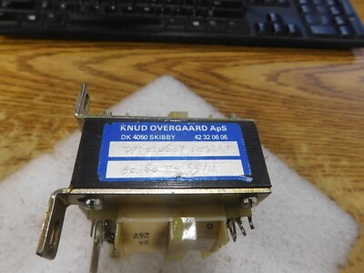 Knud Overgaard ApS Type: 10687 Transformer.  Unused Spares Inventory.
