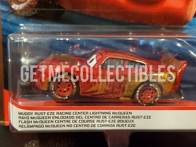 DISNEY PIXAR CARS MUDDY RUSTEZE RACING CENTER LIGHTNING MCQUEEN 2020 SAVE 6% GMC