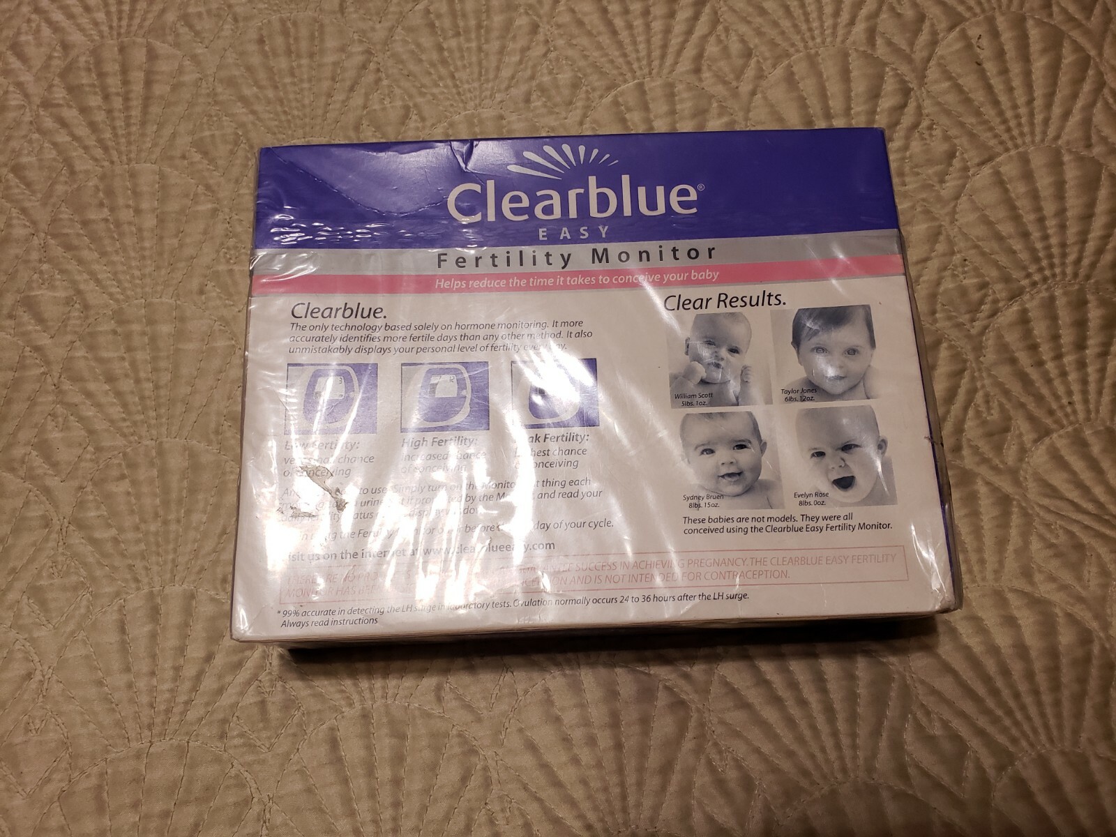 Clearblue Easy Fertility Monitor, Digital Display, Helps Conceive Baby BNIB