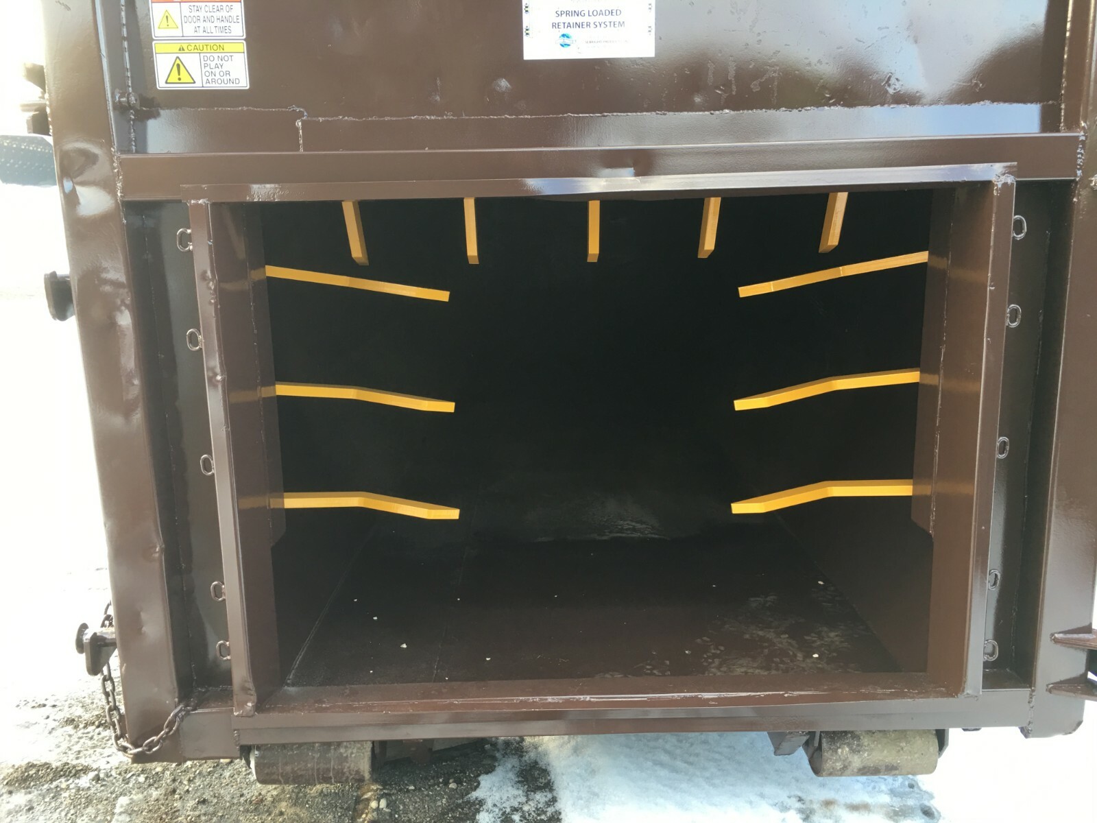 used roll off trash compactor container Standard / Ampliroll hook lift rolloff