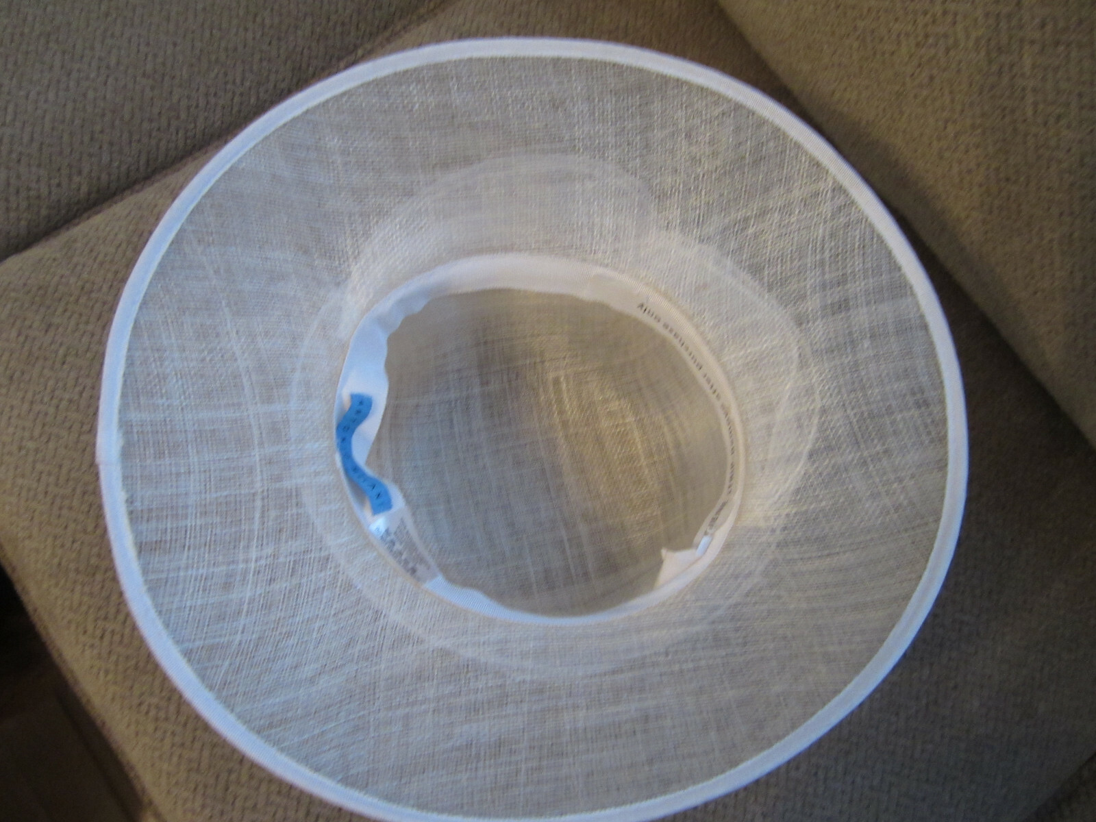 Antonio Melani hat church, derby, dress, wedding ivory