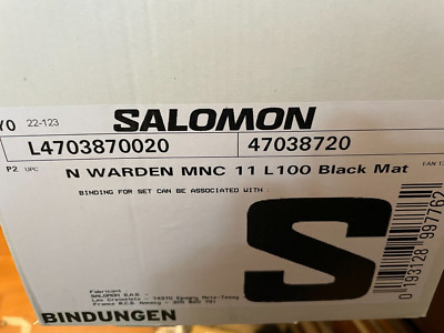 Salomon Warden 11 Mn Unisex - 2023 - Black Mat - L100