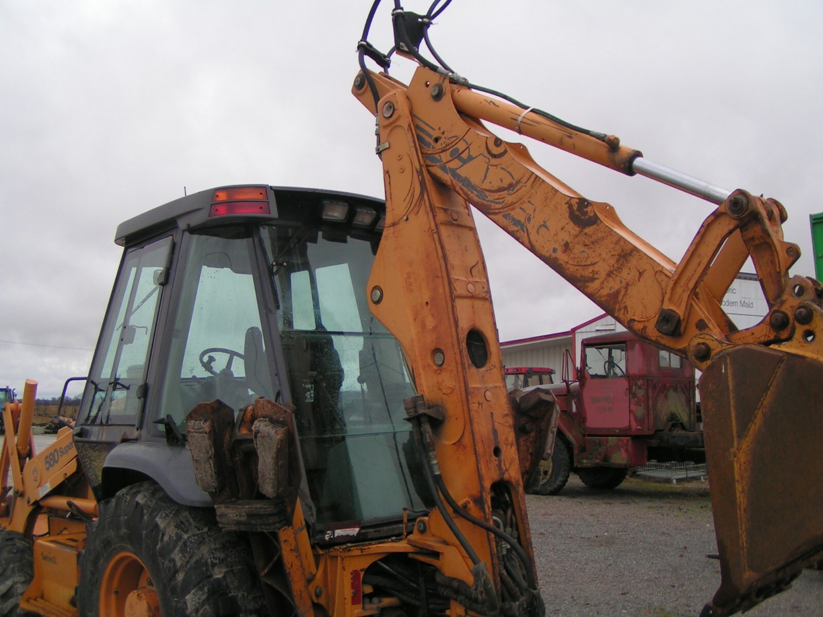 CASE 580 SUPER L SERIES 2 TRACTOR LOADER BACKHOE 4X4 CAB