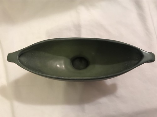 Vintage 1969 McCoy Promotional Line Matte Green Aladdin Style Planter