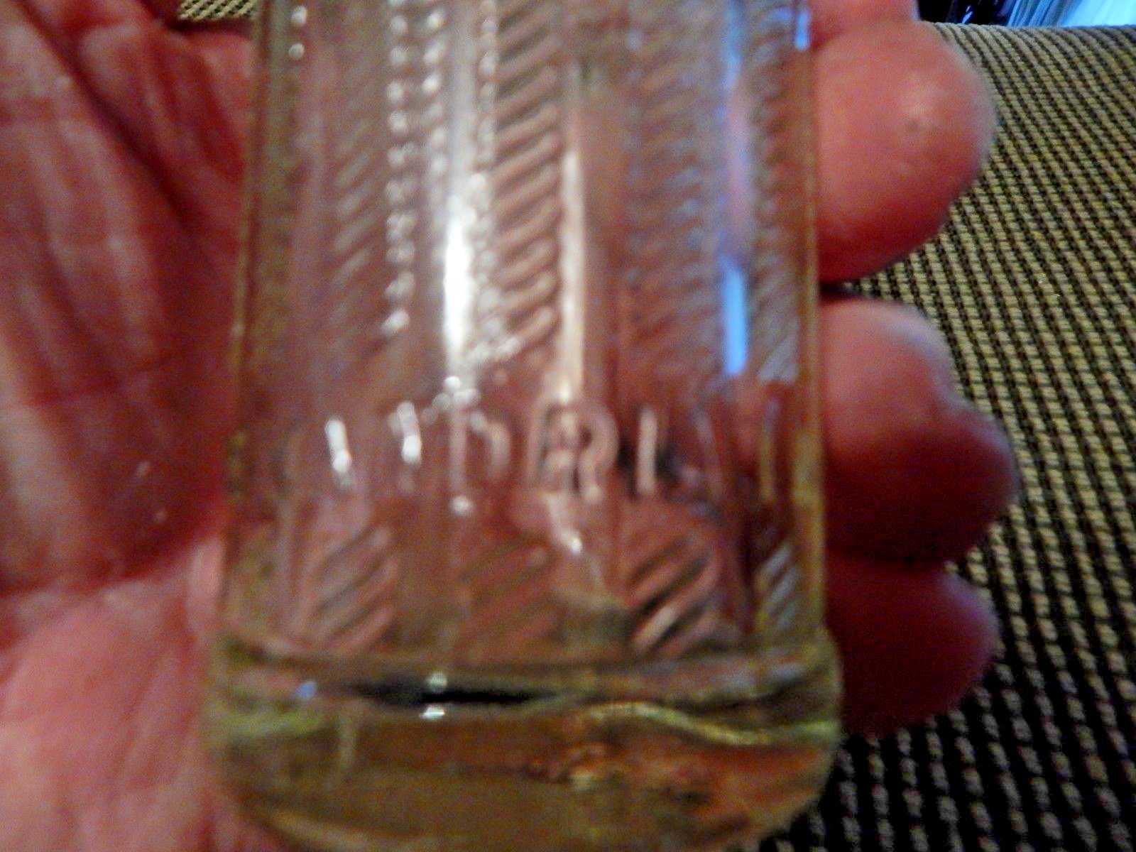 Vintage embossed 1925 Nehi Bottling Co Alexandra La Clear