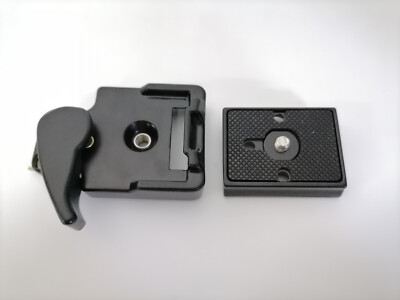 323 Quick Release Plate Clamp Adapter For MANFROTTO 200PL-14 Camera Tripod Z8B8