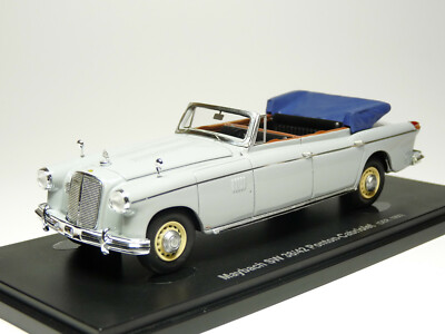 Maybach 38/42 SW Ponton 1950 Gris – Miniature Avenue 43 échelle 1/43