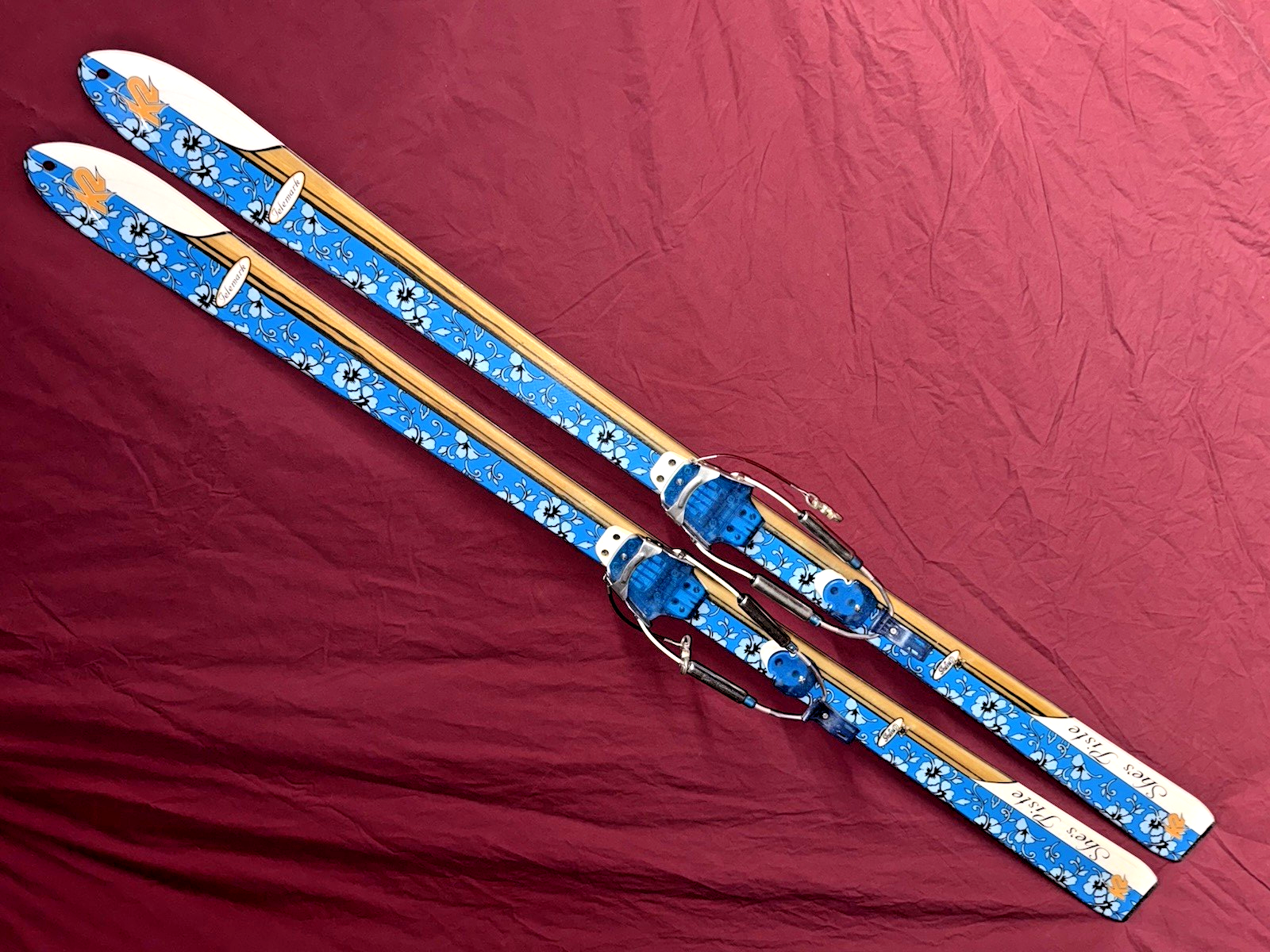 K2 She's Piste テレマークG3 Targa 🔥 K2 She's Piste 174cm Women's Telemark SKIS G3 Targa Roxy