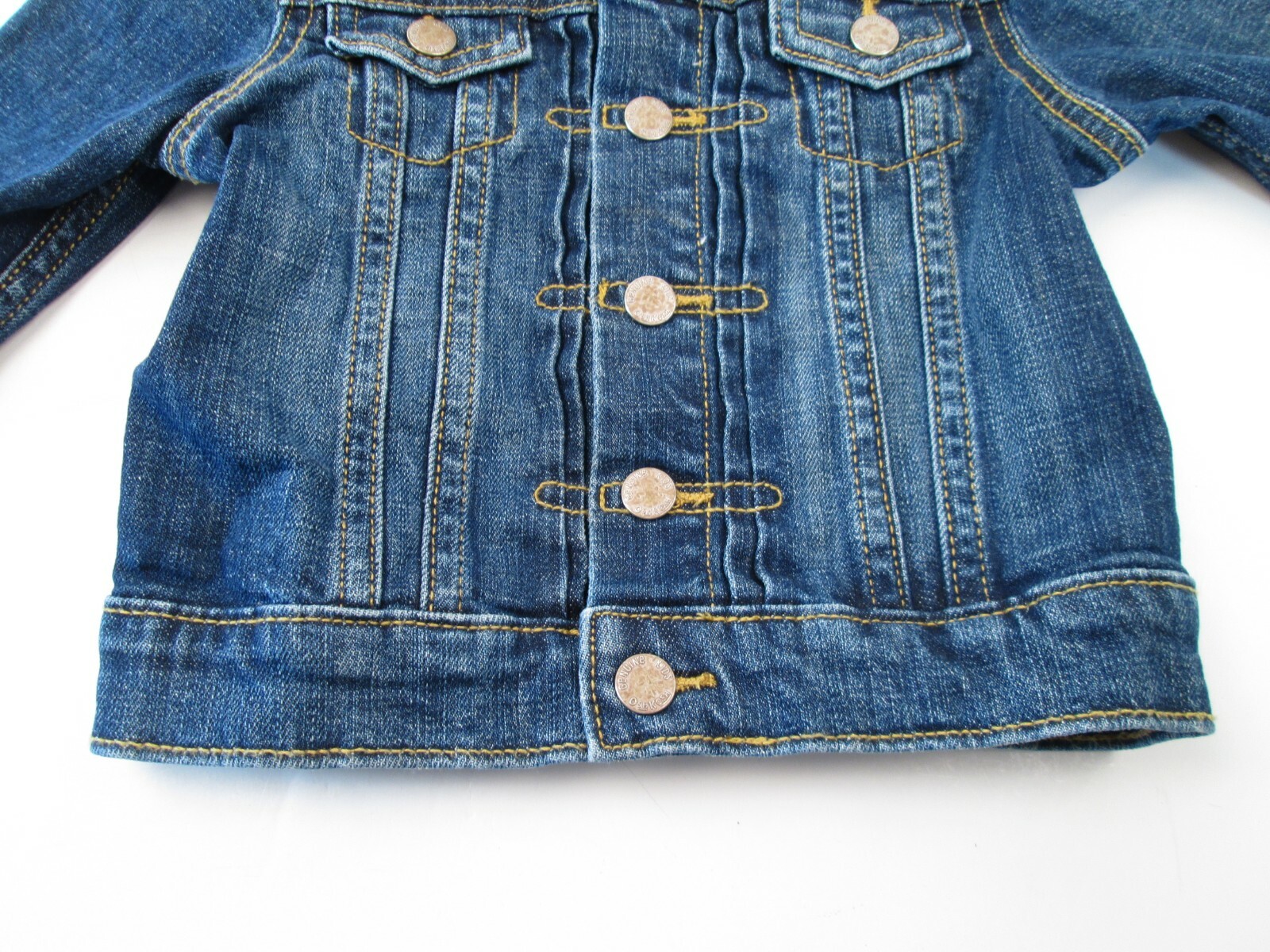 Oshkosh Denim Jean Jacket Toddler 18M Genuine Kids Girls Boys 18 Month
