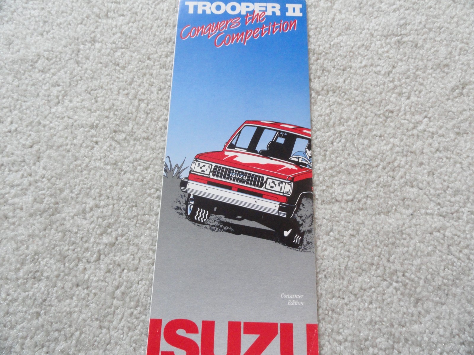 BROCHURE TROOPER2 サイズM 1987 Isuzu Trooper II Original Car Sales Brochure Catalog | eBay