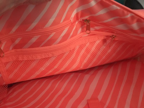 Oh Joy! Yoga Bag Coral Gray Zippered Equipment New