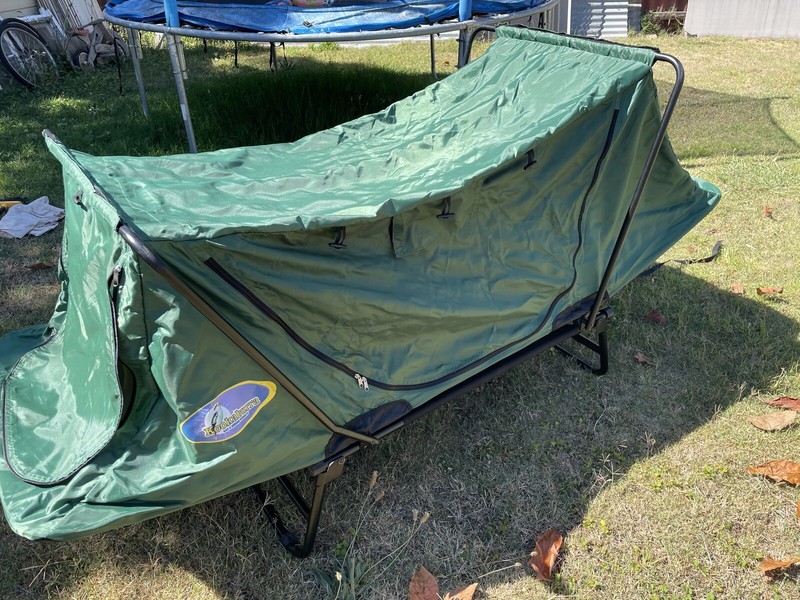 kookaburra tent cot
