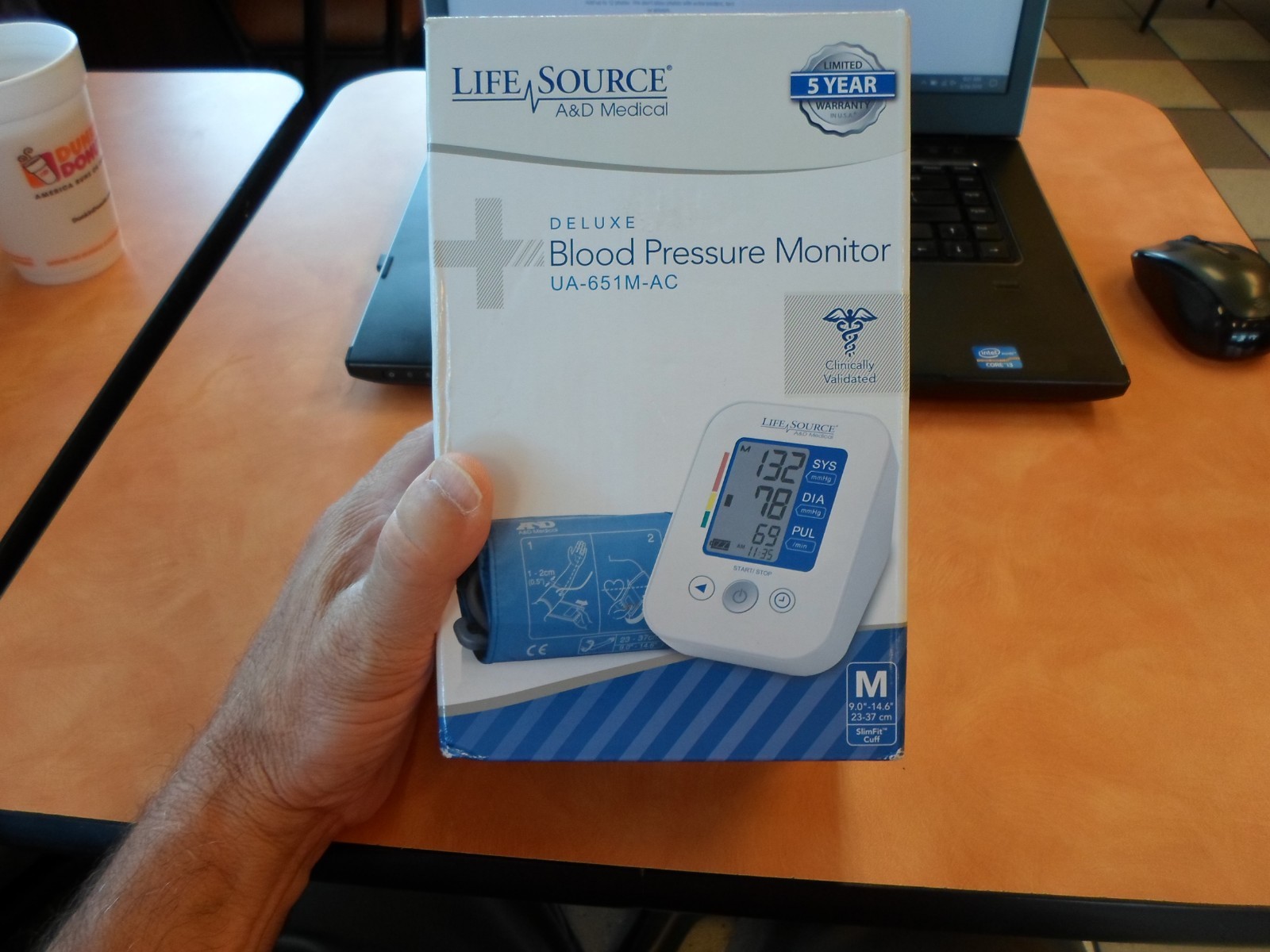 Life Source Blood Pressure Monitor UA-651M-AC