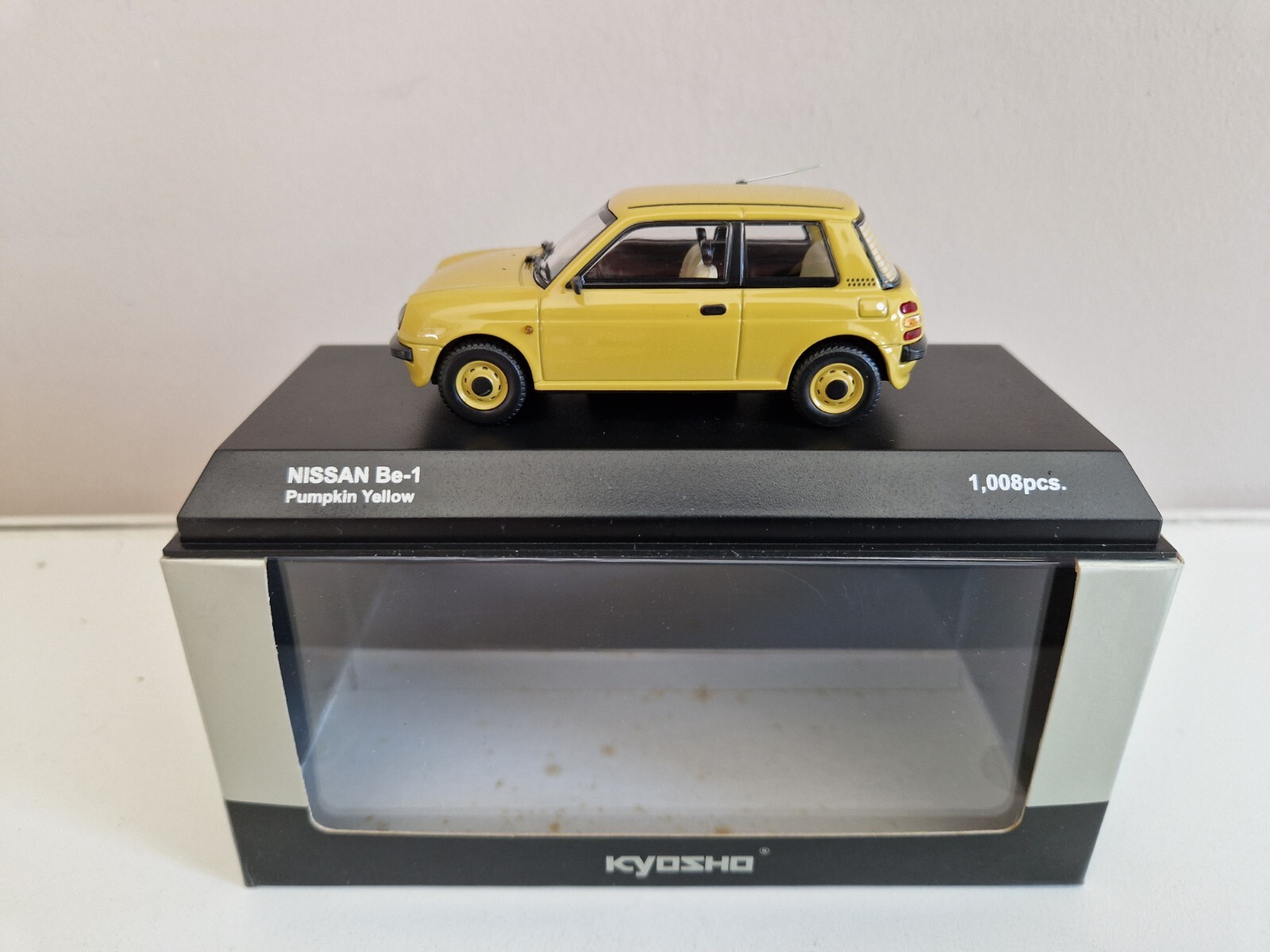 Kyosho 1/43 Nissan Be-1 - Pumpkin Yellow - 1988 - 03402Y | eBay