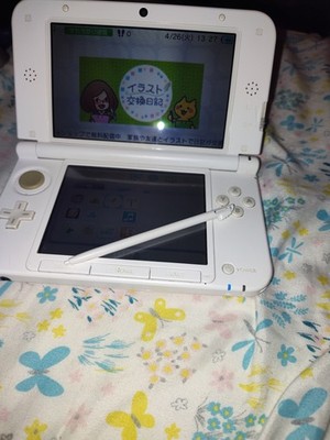 Nintendo 3DS XL LL Pink White Console Stylus Japanese ver [H] | eBay