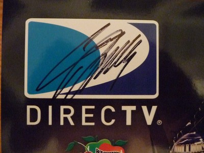 CRAIG DOLLANSKY 8 1/2 X 11 AUTOGRAPHED WORLD OF OUTLAWS DRIVER PHOTO CARD