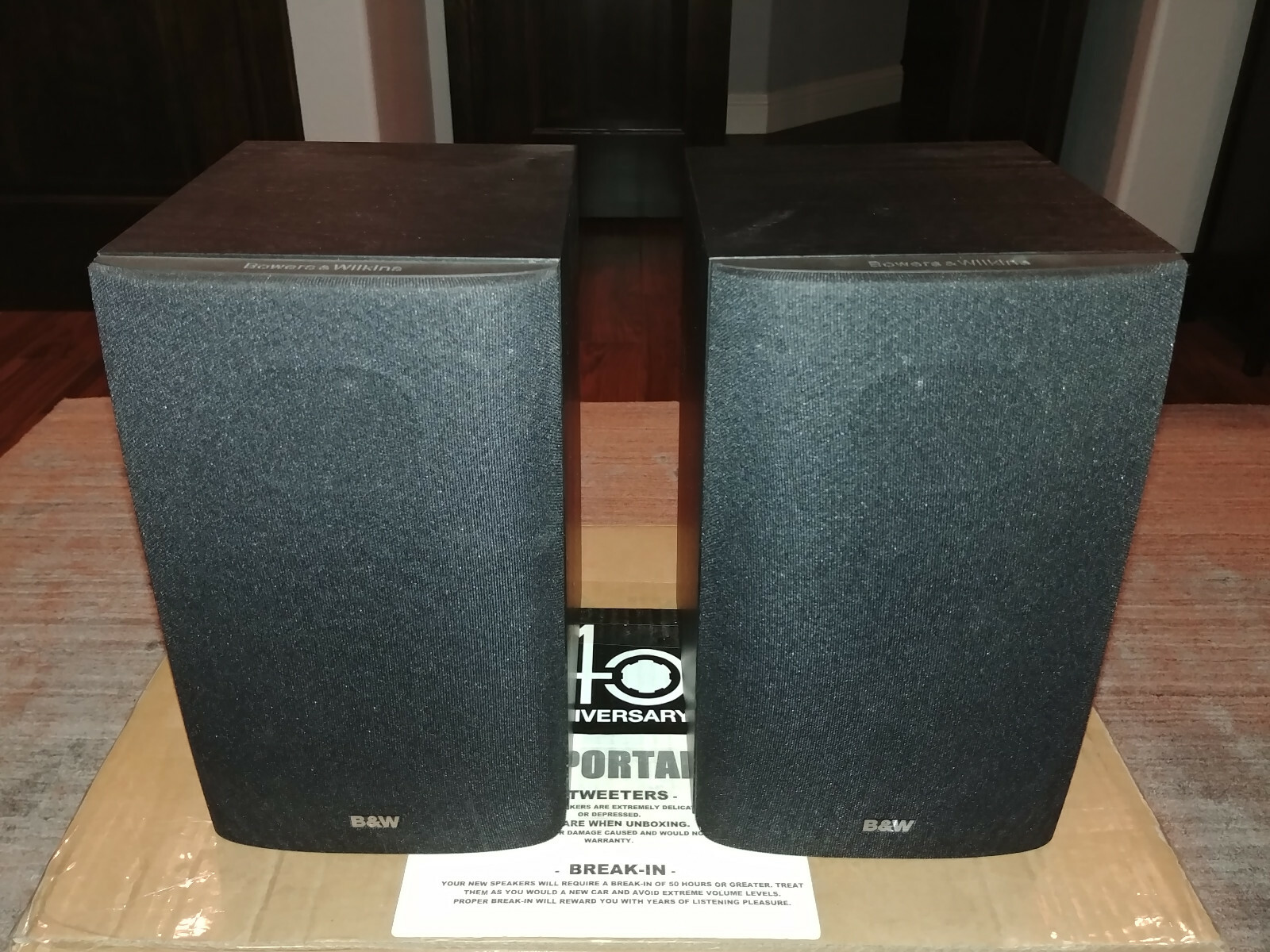 Bowers and Wilkins B&W DM600 S3 Bookshelf Speakers Pair EXCELLENT!